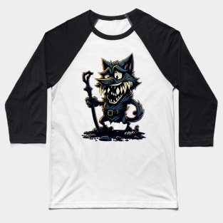 Mental Dental Wolf Baseball T-Shirt